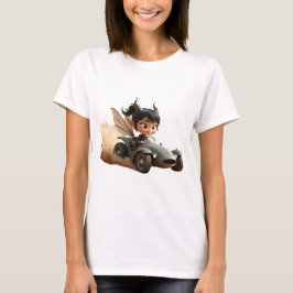 Maanverlichte Pixie van de Zwervende Duinen. T-shirt