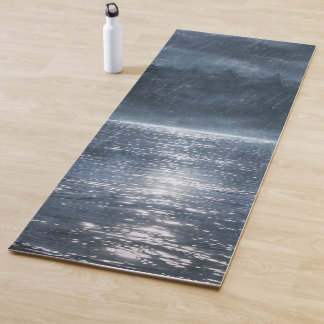 Maanverlichte Regen Yoga Mat — Atmosferisch Waterg