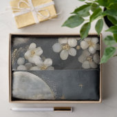 Maanverlichte Robin Bloesem Decoupage Tissuepapier (Geschenk)