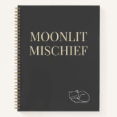Maanverlichte Schelm Notitieboek (Voorkant)