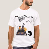 Maanverlichte Schelmerij hot wit T-shirt (Voorkant)