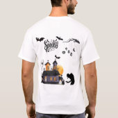Maanverlichte Schelmerij hot wit T-shirt (Achterkant)