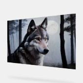 Maanverlichte schildwacht acryl bord (Hoek)
