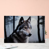 Maanverlichte schildwacht acryl bord (Huwelijk)