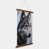 Maanverlichte schildwacht hangend wandkleed (Gebogen)