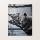 Maanverlichte schildwacht legpuzzel (Verticaal)
