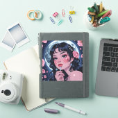 Maanverlichte Schoonheid Sticker (iPad Cover)