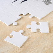 Maanverlichte sereniteit een sluimerende wolf legpuzzel (Zijkant)