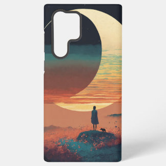 Maanverlichte Sereniteit Hoesje Samsung Galaxy Hoesje