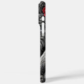 Maanverlichte Sereniteit Wolf Portret Case-Mate iPhone Case (Achterkant / Links)