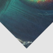 Maanverlichte sirene – zeemeermin ontkoppelingspap tissuepapier (Detail)