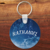 MAANVERLichte SLEUTELHANGER | GEpersonaliseerde HE (Voorkant)