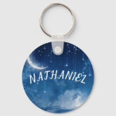 MAANVERLichte SLEUTELHANGER | GEpersonaliseerde HE (Achterkant)