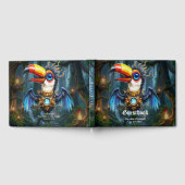 Maanverlichte Steampunk Toekan Gastenboek (Volledig)