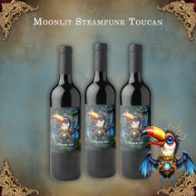 Maanverlichte Steampunk Toekan.