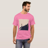 Maanverlichte stille wandeling. t-shirt (Voorkant volledig)