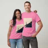Maanverlichte stille wandeling. t-shirt (Unisex)