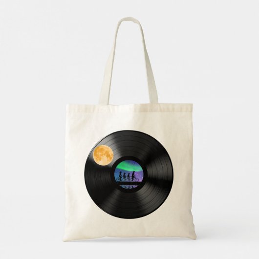 maanverlichte tandem tote bag (Achterkant)