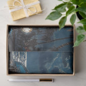Maanverlichte Tropische Vintage Auto Decoupage Tissuepapier (Geschenk)