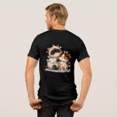 Maanverlichte Valentijnsknuffel Tri-Blend Shirt (Achterkant volledig)
