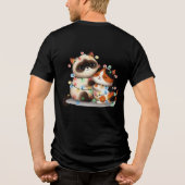 Maanverlichte Valentijnsknuffel Tri-Blend Shirt (Achterkant)