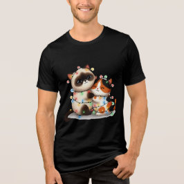 Maanverlichte Valentijnsknuffel Tri-Blend Shirt
