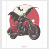 Maanverlichte Vampierrit Sticker (Vel)