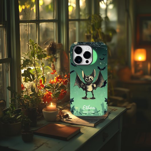 Maanverlichte Vleermuis - Griezelige Charme Het He Case-Mate iPhone Case