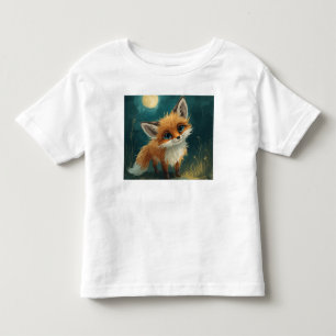 Maanverlichte Vos, Nacht Bos T-shirt