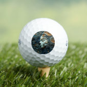 Maanverlichte Vrouw 3D Kunst Golfballen (Insitu Shirt)