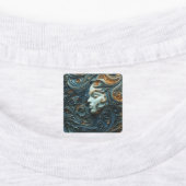 Maanverlichte Vrouw 3D Kunst Labels (Aangebracht)