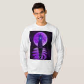 maanverlichte vuurtoren t-shirt (Voorkant volledig)