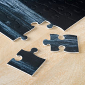 Maanverlichte waterval - Cinematic Night Landscape Legpuzzel (Zijkant)