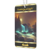 Maanverlichte waterval nachtscène luchtverfrisser (Links)