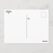 " MAANVERLICHTE WHISKERS " BRIEFKAART (Achterkant)