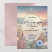 Maanverlichte Wilde Bloem Fluisterende Mijlpaal Ve Kaart (Voorkant / Achterkant)