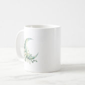 Maanverlichte Wilde Bloemen Waterverf Mok (Voorkant links)