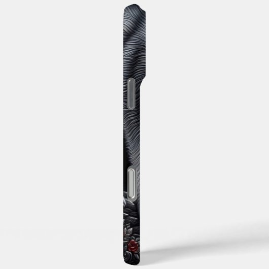 Maanverlichte witte wolfreflectie Case-Mate iPhone case (Achterkant / Rechts)