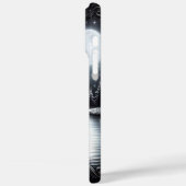 Maanverlichte witte wolfreflectie Case-Mate iPhone case (Achterkant / Links)