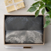 Maanverlichte Wolvenkoor Decoupage Tissuepapier (Geschenk)