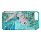 Maanverlichte zeemeermin van Renee Lavoie Case-Mate iPhone Case (Achterkant (Horizontaal))