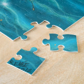 Maanverlichte zeemeermin van Renee Lavoie Legpuzzel (Zijkant)