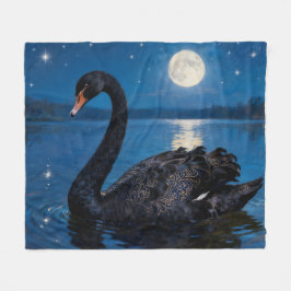 Maanverlichte Zwempartij Fleece Deken