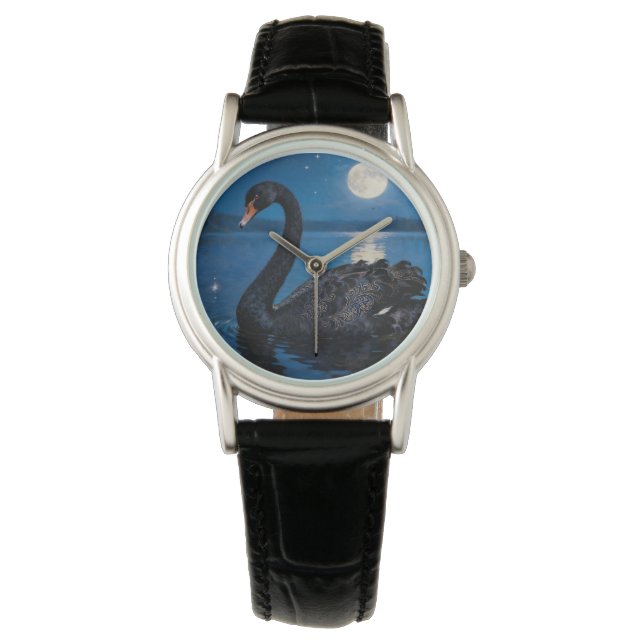 Maanverlichte Zwempartij Horloge (Voorkant)