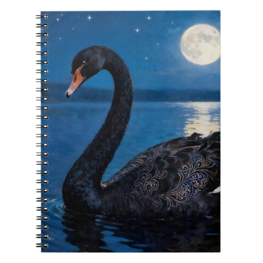 Maanverlichte Zwempartij Notitieboek (Voorkant)
