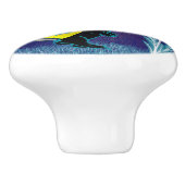 Maanvlinder Konijn Keramische Knop (Zijkant)