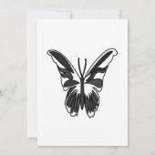 Maanvlinder Vlinder Feestje Kaart (Achterkant)