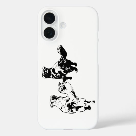 Maanwaartse stappen samen Case-Mate iPhone case (Achterkant)