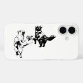 Maanwaartse stappen samen Case-Mate iPhone case (Achterkant (horizontaal))