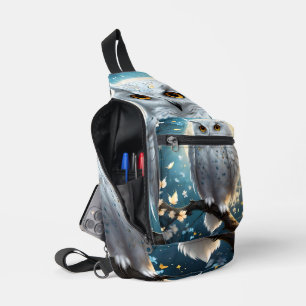Maanwake: De Witte Sneeuwuil Sling Bag